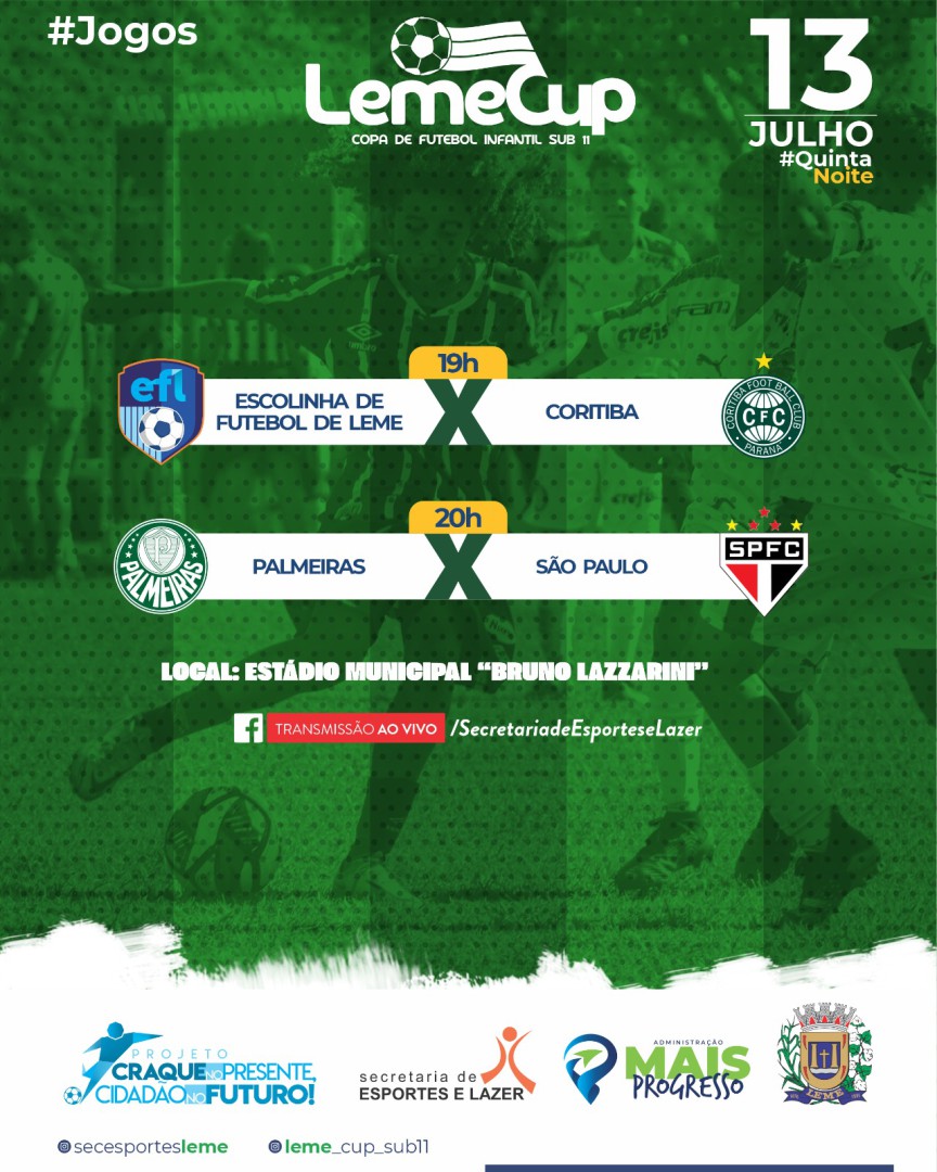 Leme sediará jogos da Copa São Paulo de Futebol Junior