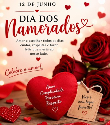 DIA DOS NAMORADOS - CELEBRANDO O AMOR E O COMPANHEIRISMO