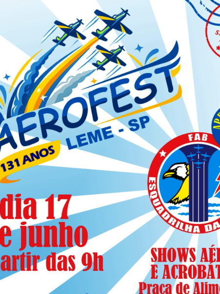 AEROFEST 2026 TRAZ A ESQUADRILHA DA FUMAÇA PARA LEME EM UM DOS MAIORES EVENTOS DO ANO