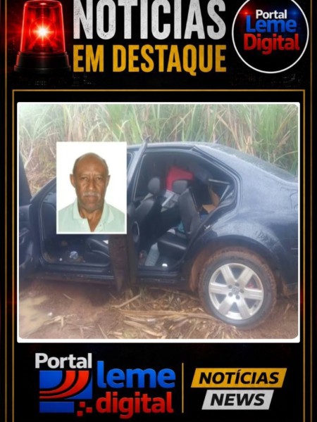 TRATORISTA É PRESO SUSPEITO DE HOMICÍDIO APÓS CORPO SER ENCONTRADO EM CARRO ABANDONADO EM SANTA CRUZ DA CONCEIÇÃO