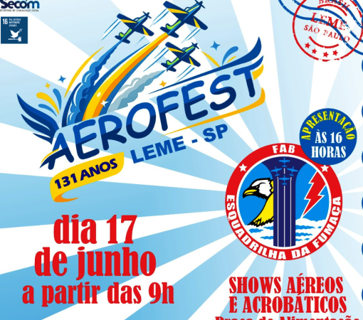 AEROFEST 2026 TRAZ A ESQUADRILHA DA FUMAÇA PARA LEME EM UM DOS MAIORES EVENTOS DO ANO}