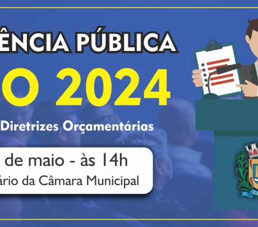 Câmara de Vereadores de Leme vai realizar Audiência Pública da LDO}
