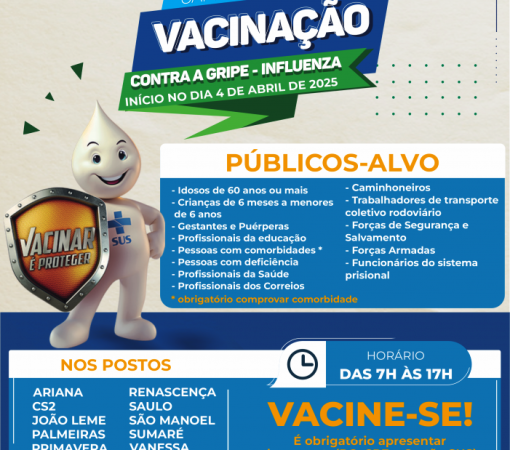 CAMPANHA NACIONAL DE VACINAÇÃO CONTRA A GRIPE 2025}