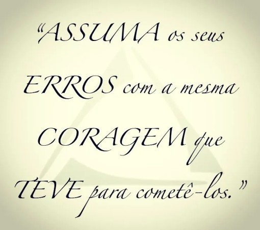 ASSUMIR, RECONHECER E EVOLUIR}