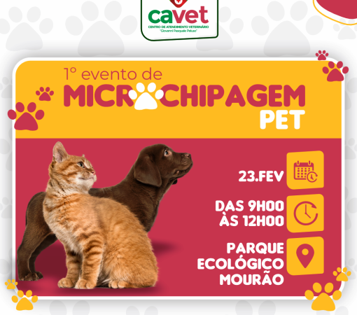 1º EVENTO DE MICROCHIPAGEM PET - 23 DE FEVEREIRO}