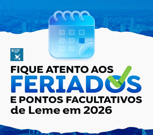 FERIADOS E PONTOS FACULTATIVOS MUNICIPAIS EM 2026}