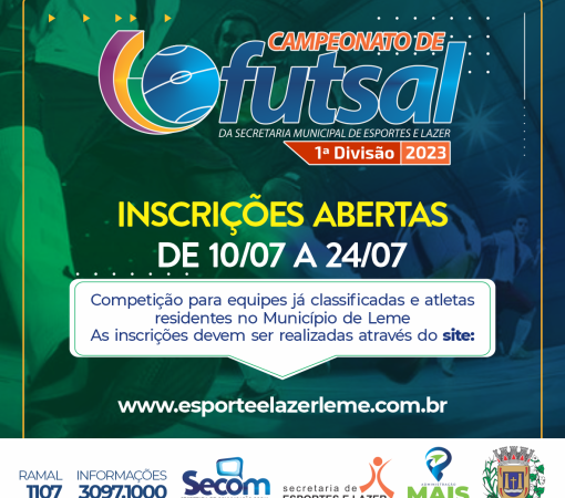Campeonatos 1ª e 2ª Divisão 2023 de Futsal}