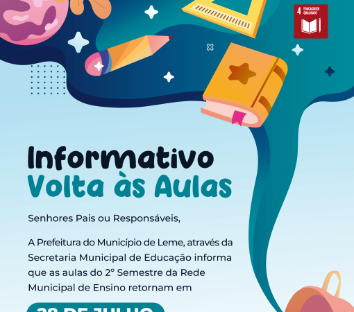 INFORMAÇÕES SOBRE O INÍCIO DAS AULAS DO 2º SEMESTRE DE 2025}
