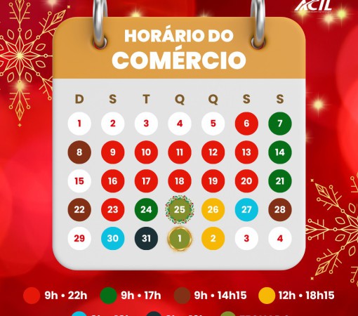 HORÁRIO ESPECIAL DO COMÉRCIO EM DEZEMBRO}