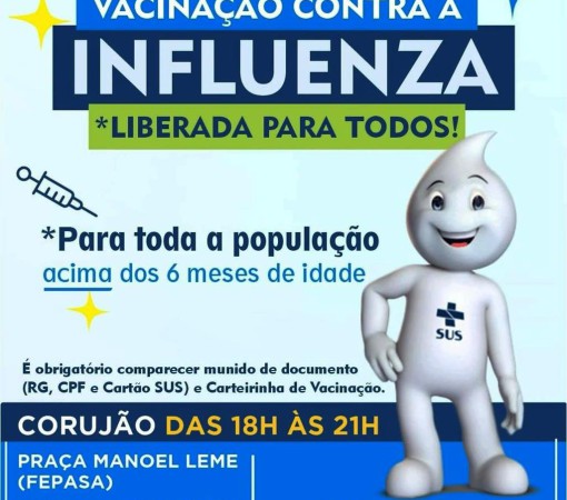 CORUJÃO DE VACINAÇÃO NA QUARTA-FEIRA, 11 DE JUNHO}