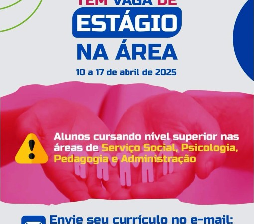 OPORTUNIDADE DE ESTÁGIO}