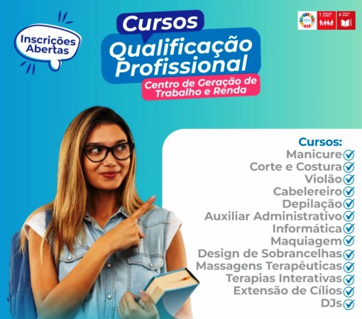 INSCRIÇÕES ABERTAS PARA CURSOS DE QUALIFICAÇÃO PROFISSIONAL}