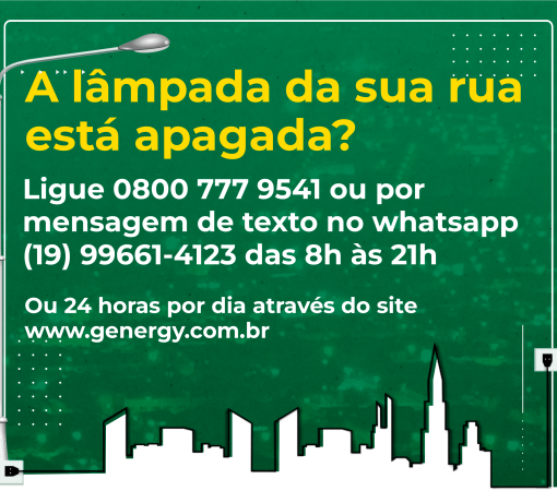SOLICITAÇÕES PARA TROCAS DE LÂMPADAS NA REDE DE ILUMINAÇÃO PÚBLICA}
