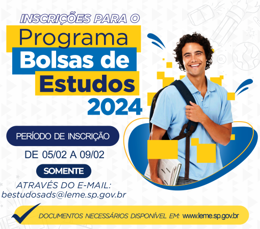 Inscrições para o Programa Bolsas de Estudos 2024}