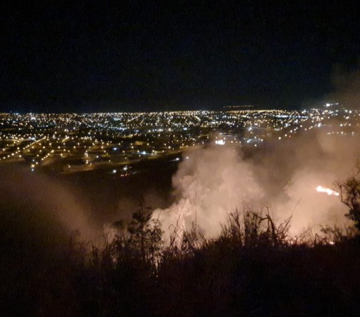Incêndio no Morro do Cristo}