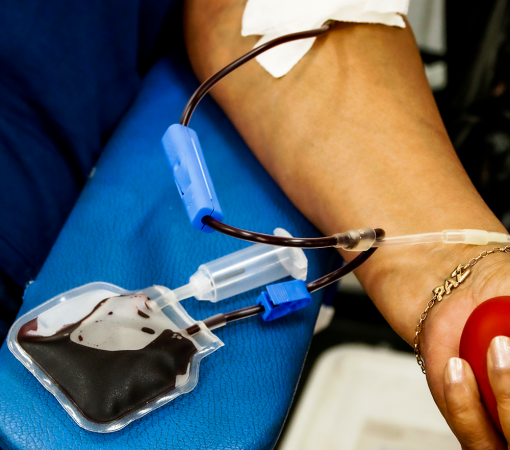 PRIMEIRA ETAPA DO CALENDÁRIO DE DOAÇÃO DE SANGUE ARRECADOU 127 BOLSAS}