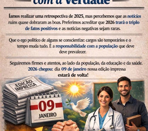 2026: COMPROMISSO RENOVADO COM A VERDADE}