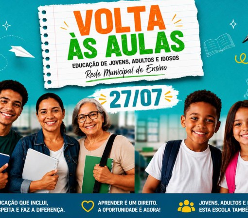REDE MUNICIPAL DE ENSINO RETOMA AS AULAS NA PRÓXIMA SEGUNDA-FEIRA, DIA 27}