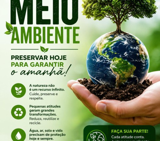 DIA MUNDIAL DO MEIO AMBIENTE - PRESERVAR HOJE PARA GARANTIR O AMANHÃ}