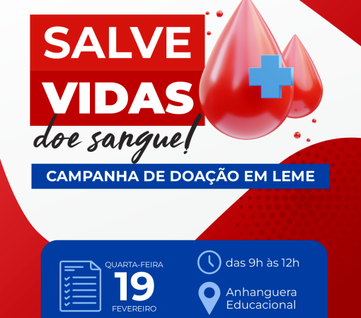 CALENDÁRIO DE DOAÇÃO DE SANGUE 2025 TERÁ INÍCIO NO DIA 19 DE FEVEREIRO}