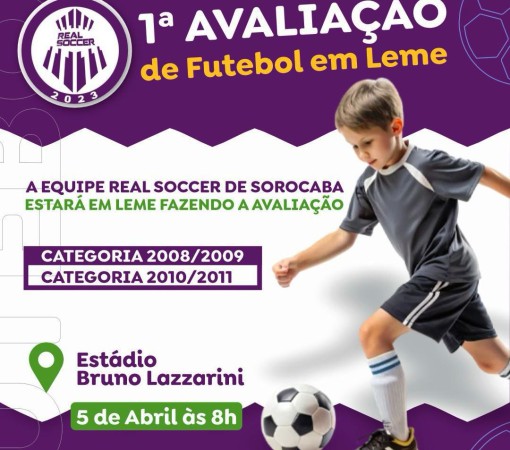 PRIMEIRA AVALIAÇÃO DE FUTEBOL EM LEME}