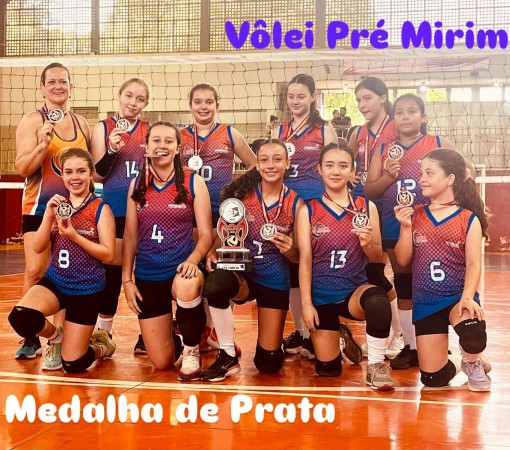 MEDALHA DE PRATA PARA O VÔLEI FEMININO DA ACEUL SEL LEME}