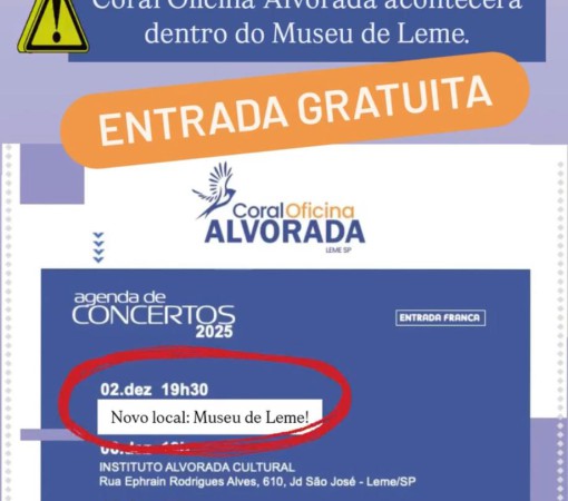 CONCERTO DE NATAL DO CORAL OFICINA ALVORADA}