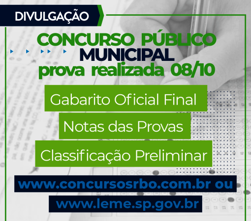 Concurso Público Municipal Edital 06/2023}