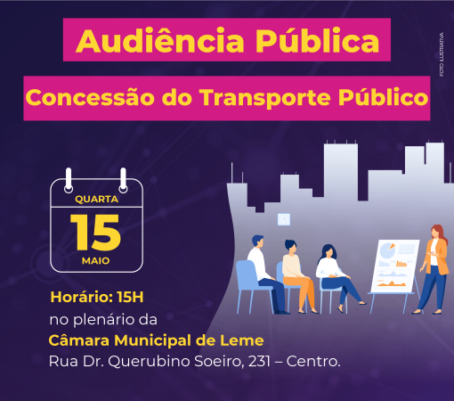 AUDIÊNCIA PÚBLICA SECRETARIA TRANSPORTE E VIAÇÃO}