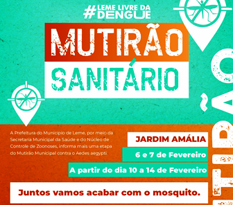 “MUTIRÃO SANITÁRIO” DIAS 06 E 07 DE FEVEREIRO}