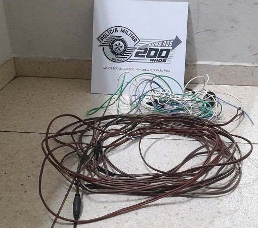 FLAGRANTE DE FURTO DE FIOS ELÉTRICOS DE 17/11/2024}