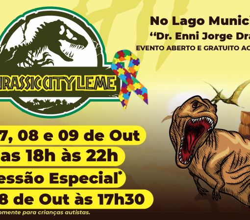 Exposição Jurassic City Leme – Uma sessão especial para esse final de semana}