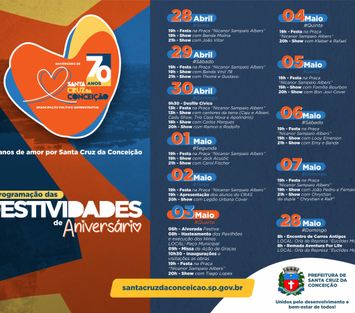 Aniversário de Santa Cruz da Conceição}