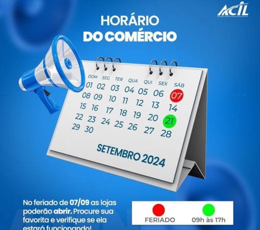 ATENÇÃO PARA OS HORÁRIOS DO COMÉRCIO}