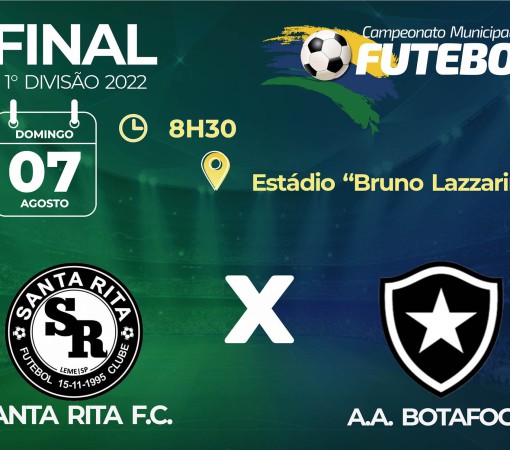 Final Campeonato Municipal de Futebol 1ª Divisão}