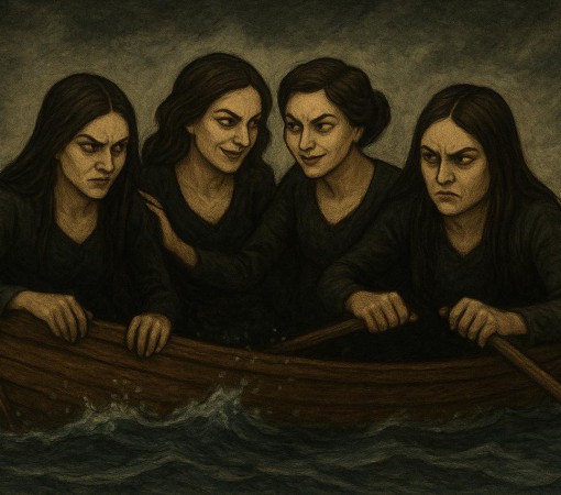 O BARCO DA MALDADE AFUNDA POR DENTRO}
