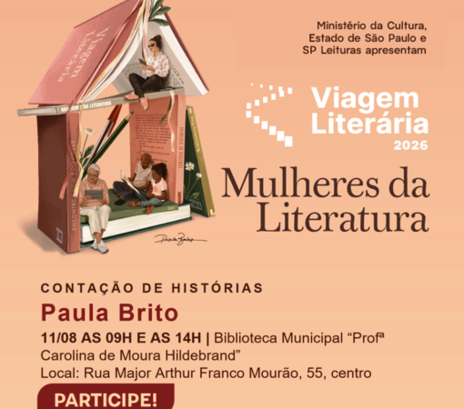 BIBLIOTECA MUNICIPAL RECEBE PROGRAMAÇÃO DO VIAGEM LITERÁRIA 2026 COM CONTAÇÃO DE HISTÓRIAS E ENCONTRO COM ESCRITORA}