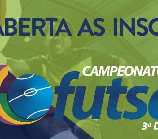 Inscrições abertas para Campeonato de Fustal 3ª Divisão 2023}