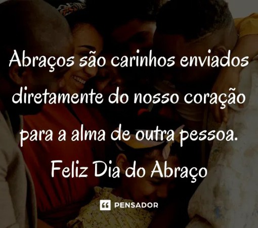 DIA DO ABRAÇO – 22 DE MAIO}