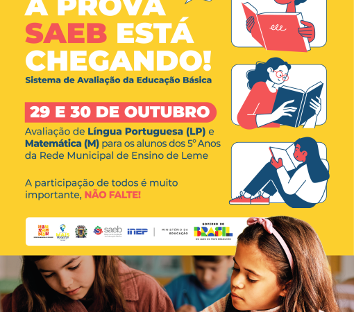 SAEB 2025: ALUNOS DO 5º ANO DA REDE MUNICIPAL REALIZARÃO}