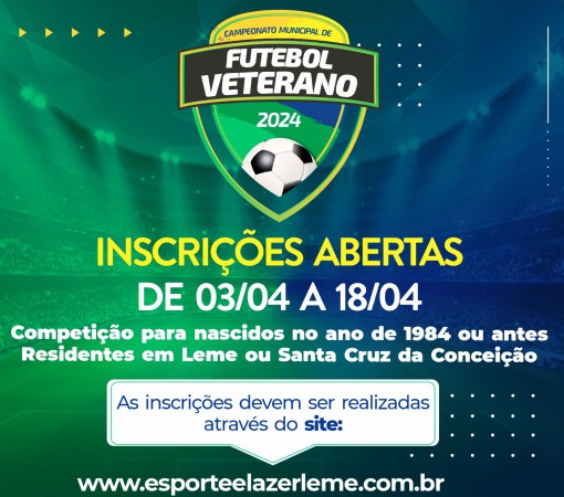 CAMPEONATO DE FUTEBOL VETERANO 2024}