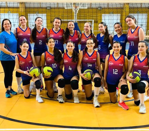 O VOLEIBOL FEMININO ACEUL LEME FECHOU A FASE CLASSIFICATÓRIA DO CAMPEONATO DA APV E AGUARDA DEFINIÇÕES DAS FINAIS}