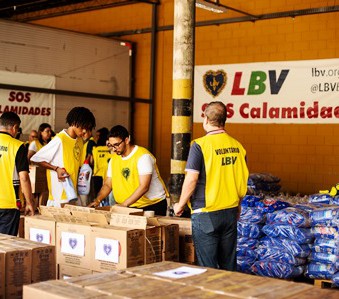 LBV envia mais de 43 toneladas de doações ao Rio Grande do Sul em resposta às chuvas}