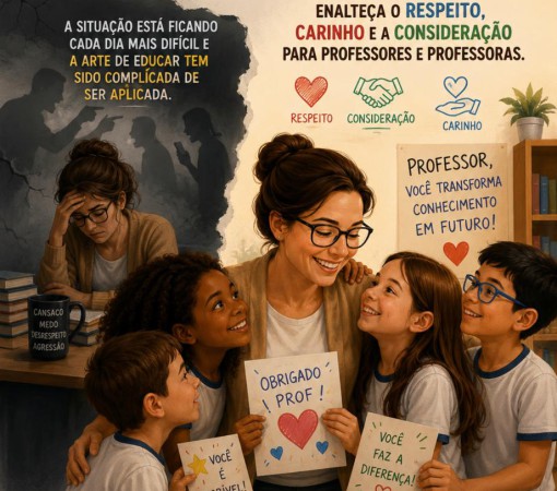 VIOLÊNCIA NAS ESCOLAS ACENDE ALERTA E REFORÇA A NECESSIDADE DE VALORIZAR QUEM ENSINA}