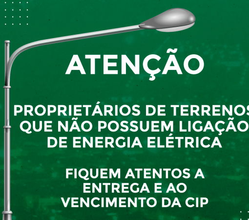 CIP 2025 - CONTRIBUIÇÃO DE ILUMINAÇÃO PÚBLICA PARA TERRENOS}