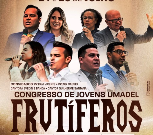 CONGRESSO DE JOVENS UMADEL 2026 “FRUTÍFEROS” ACONTECE NOS DIAS 24 E 25 DE JULHO EM LEME}