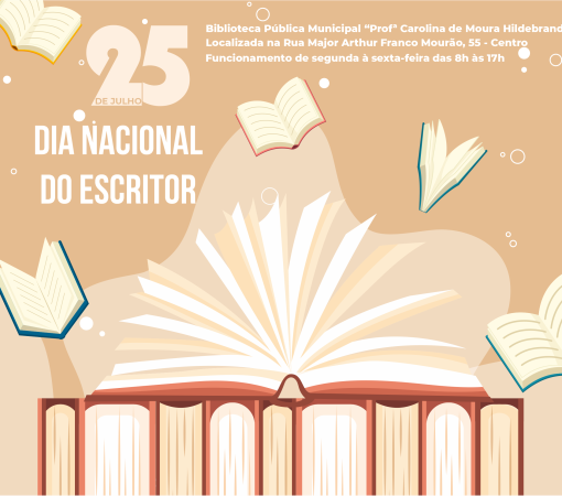 25 de Julho – Dia Nacional do Escritor}