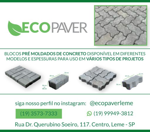 ECOPAVER - BLOCOS PRÉ MOLDADOS DE CONCRETO}