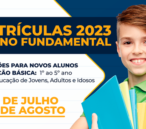 Informações sobre as Matrículas 2023 - Ensino Fundamental}