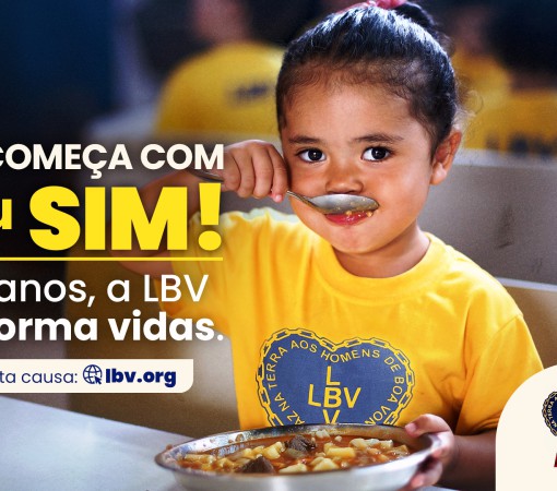 O SEU SIM ALIMENTA, AQUECE E TRANSFORMA VIDAS!}